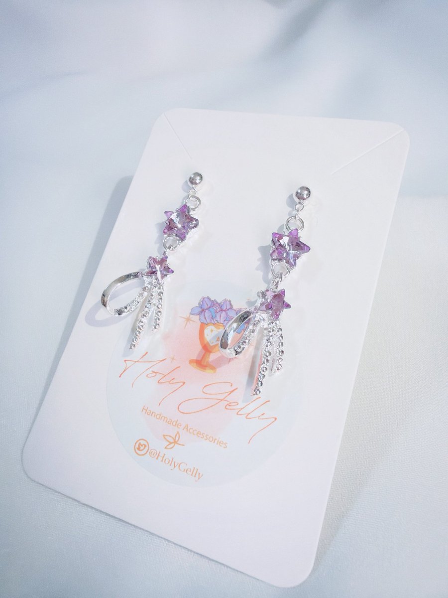 1.ต่างหูดวงดาว 💫🌟✨
น้องมี 4 สีให้เลือก

ก้านเงิน 925
เปลี่ยนเป็นหนีบหัวหมุดหมุนเกลียวหลัง +25

220

จัดทำสีละ 3 คู่

พิมพ์จองด้วยสี “ขาว / ฟ้า / ชมพู / ม่วง” ที่ต้องการค่ะ