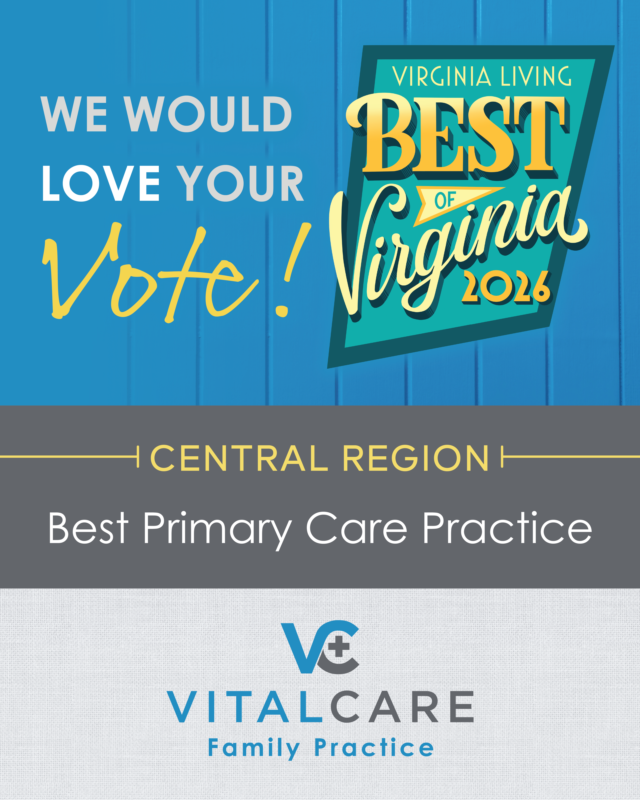 🏆 Today’s your final chance to support VitalCare Family Practice for Best Primary Care Practice in the Central Region in Virginia Living’s Best of Virginia 2026! Voting ends tomorrow! We’d be so grateful for your vote. 💛

🔗 Vote here: vist.ly/4pr9b

#BestOfVirginia