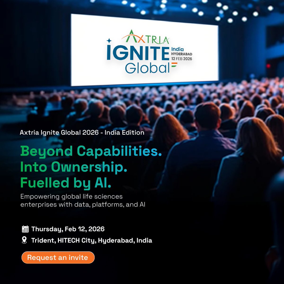 Join 100+ senior life sciences global leaders at ✨Axtria Ignite Global 2026 as they dive into the conversations shaping the future of our industry.
From owning enterprise‑level decisions to scaling trusted AI and building platform‑driven operating models, this global edition of