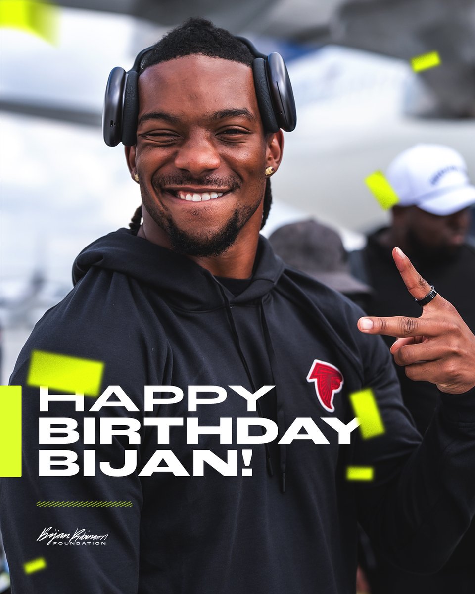 BijanRobFDN's tweet photo. Wishing a HUGE happy birthday to the man himself, @Bijan5Robinson! 🤩

#HappyBirthday | #BiABlessing https://t.co/qPNsC6E1Ym