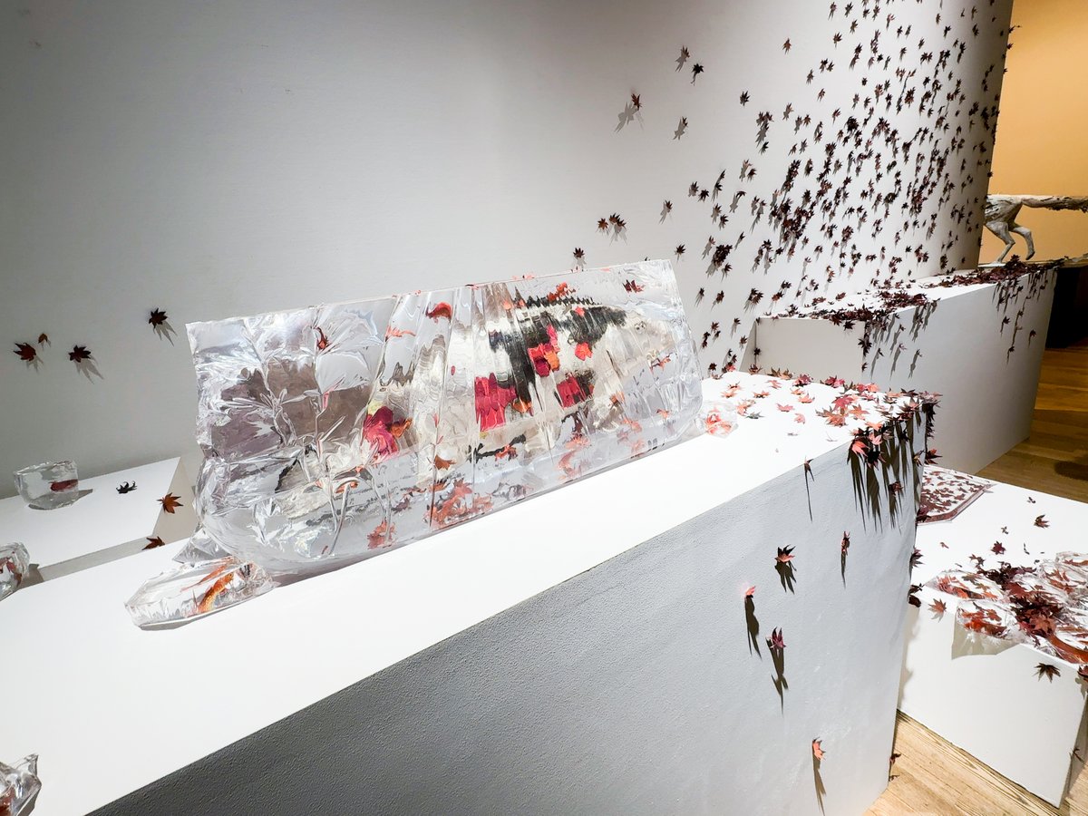 小林英且 夢思ひ SM アクリルボックス額装 真作 東京藝術大学大学院修 日本画 第74回 東京藝術大学 卒業・修了作品展、藝大美術館、工芸の作品は視覚