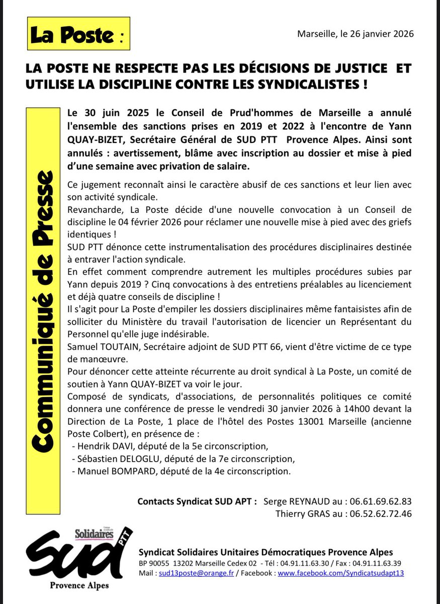 Manuel Bompard tweet media