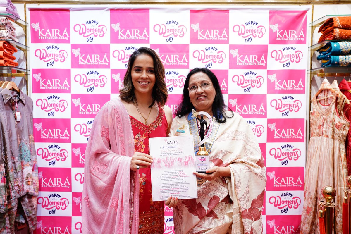 The Kaira Pink Carpet Women’s Day Awards 2026 was all about encouraging every woman to #BeThatGirl. We celebrated this special day from our brave women in uniform to our hardworking social workers and loyal Kaira family.

#kaira #womensday2026 #pinkcarpetawards #sainanehwal