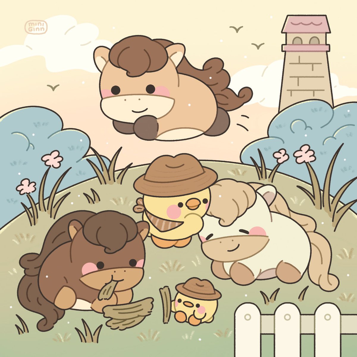 𝑨 𝒈𝒐𝒍𝒅𝒆𝒏-𝒐𝒓𝒂𝒏𝒈𝒆 𝒔𝒌𝒚, 𝒉𝒂𝒑𝒑𝒚 𝒍𝒊𝒕𝒕𝒍𝒆 𝒑𝒐𝒏𝒊𝒆𝒔, 𝒂𝒏𝒅 𝒂 𝒎𝒆𝒂𝒅𝒐𝒘 𝒇𝒖𝒍𝒍 𝒐𝒇 𝒘𝒂𝒓𝒎𝒕𝒉. 🌾🐴☀️

ยังไม่จบมกราถือว่ายังอยู่ในช่วงต้อนรับปีม้าได้ 😆 ขอให้ทุกคนมีปีที่อบอุ่น และมีแรงกระโดดดึ๋งเหมือนลูกม้าตลอดทั้งปีเลยนะ