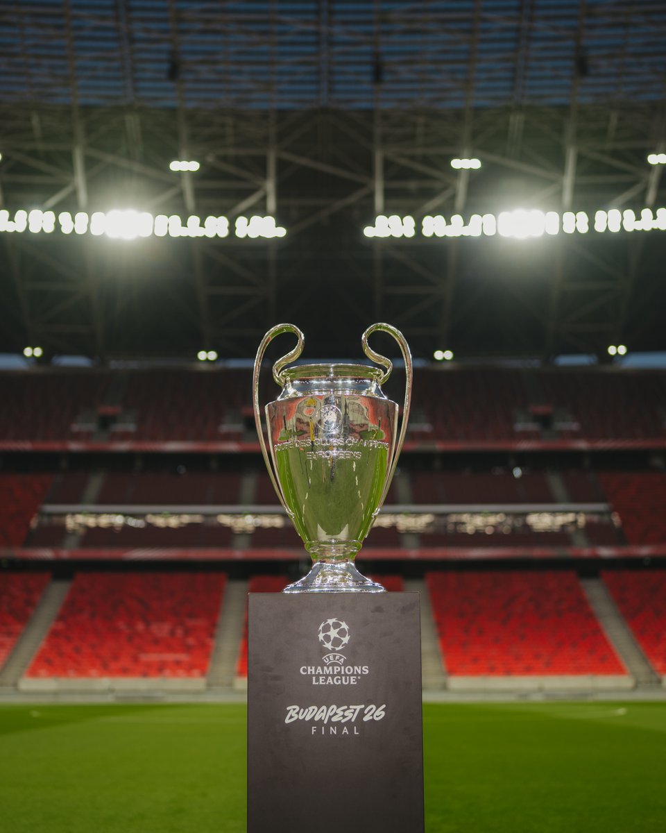 ChampionsLeague's tweet image. 🏆 Saturday 30 May 2026
📍 Puskás Aréna in Budapest

#UCLdraw
