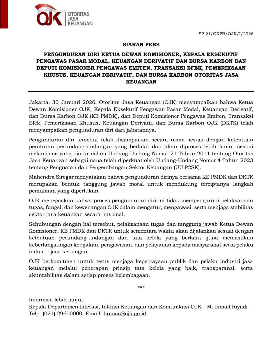 🚨 BREAKING: SEMUA MENGUNDURKAN DIRI