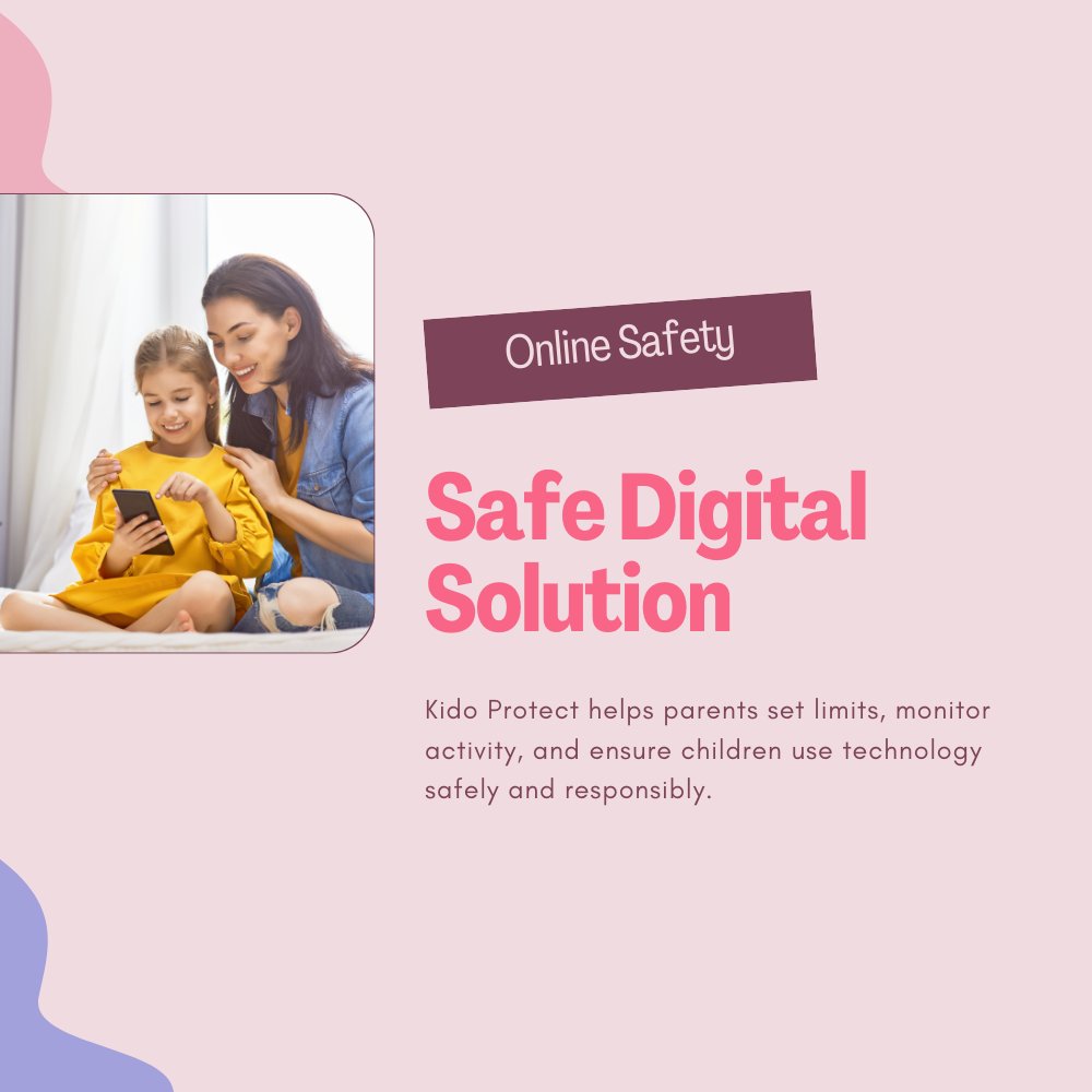 KidoProtect's tweet photo. Are you worried about your child’s digital well-being? 📷
Managing screen time, ensuring online safety, and creating healthy digital habits can be challenging.
Stay in control and keep your children safe with Kido Protect.
Download now from the Play Store📷
#parentingtips https://t.co/zP47T6d5qv