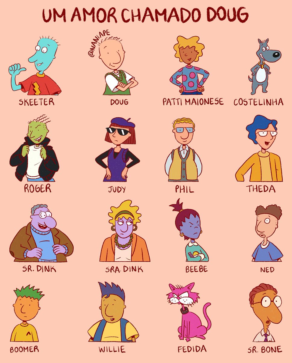 Viviifernande's tweet image. Um dos melhores desenhos animados já feitos!

Alguém aqui lembra ou gostava de assistir Doug?  📺