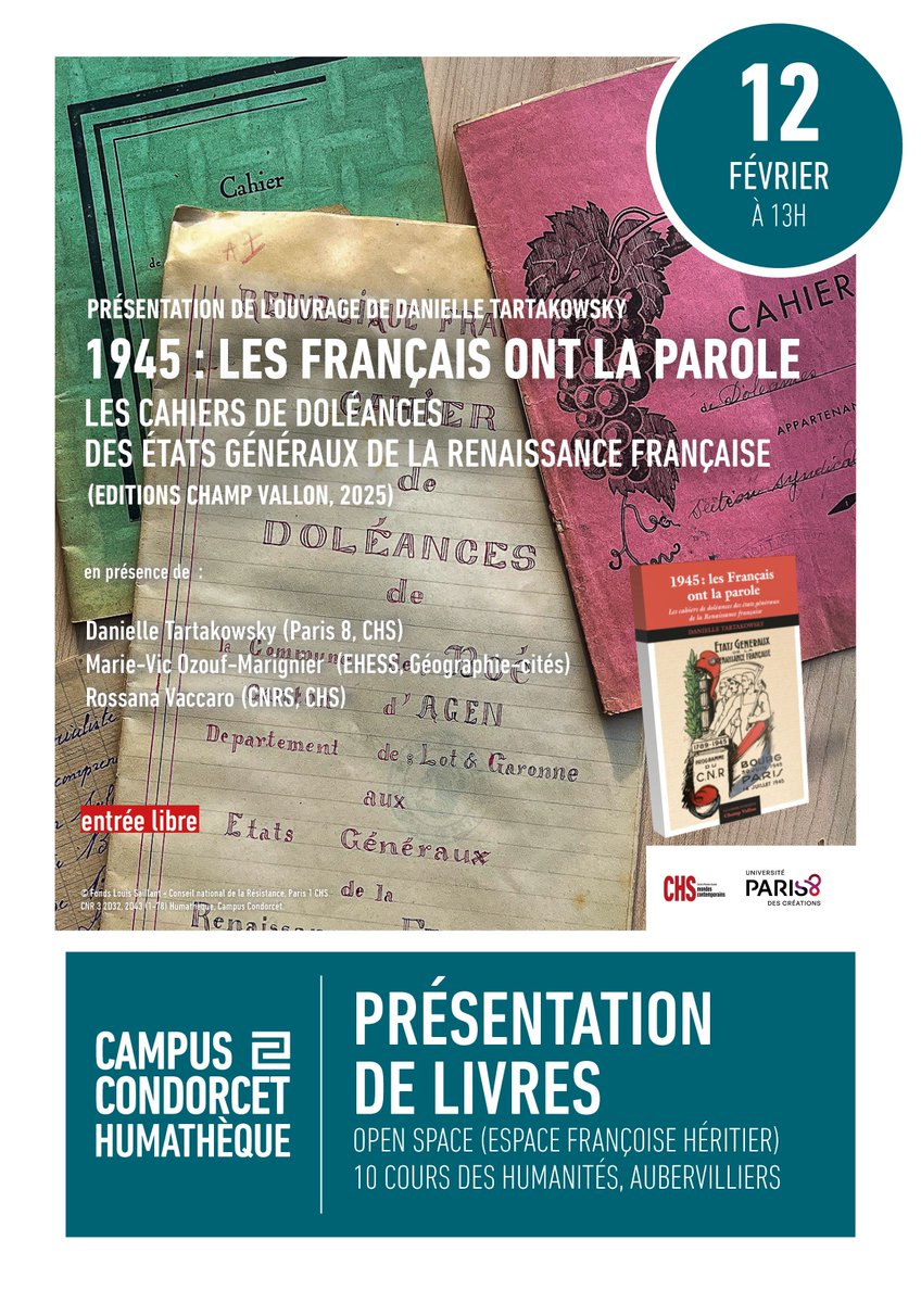 Humathèque Condorcet tweet media