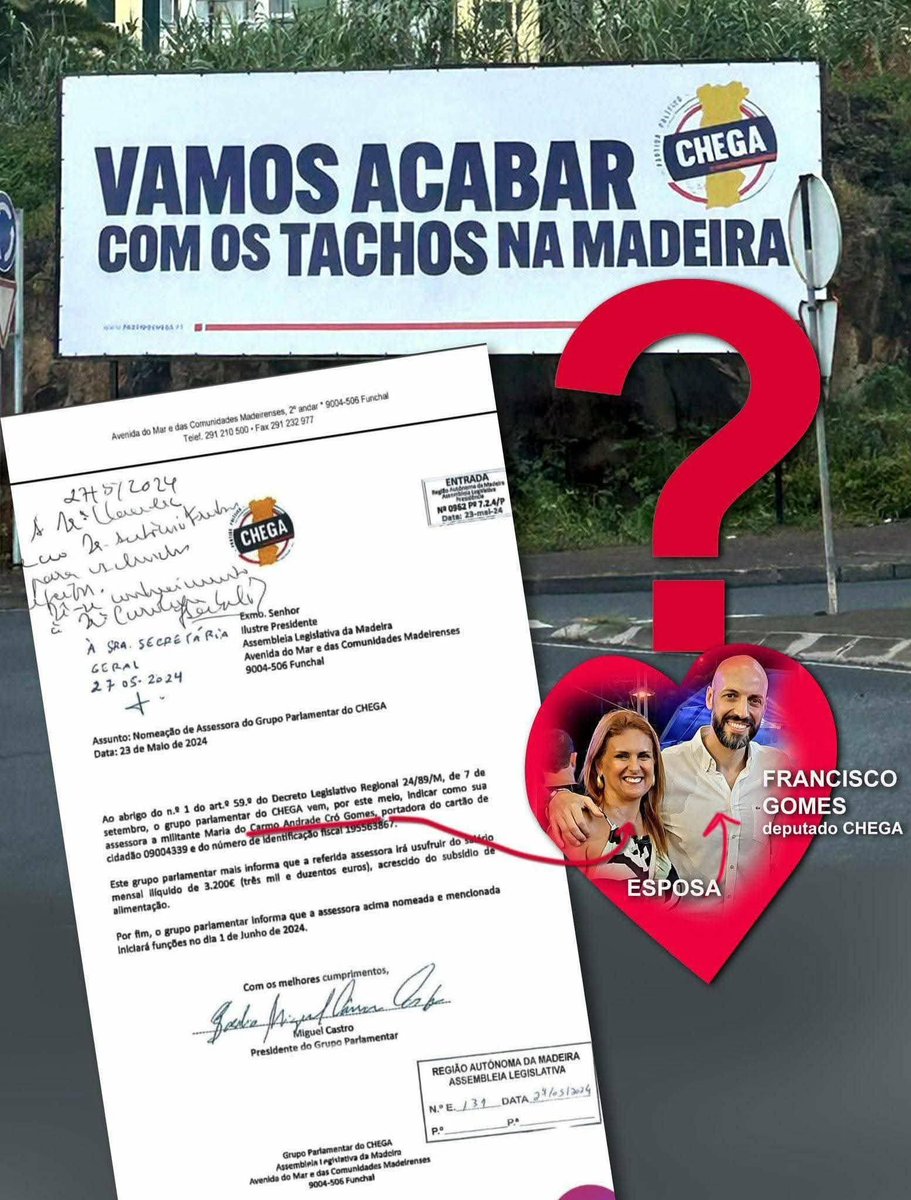 "Vamos acabar com os tachos dos outros."