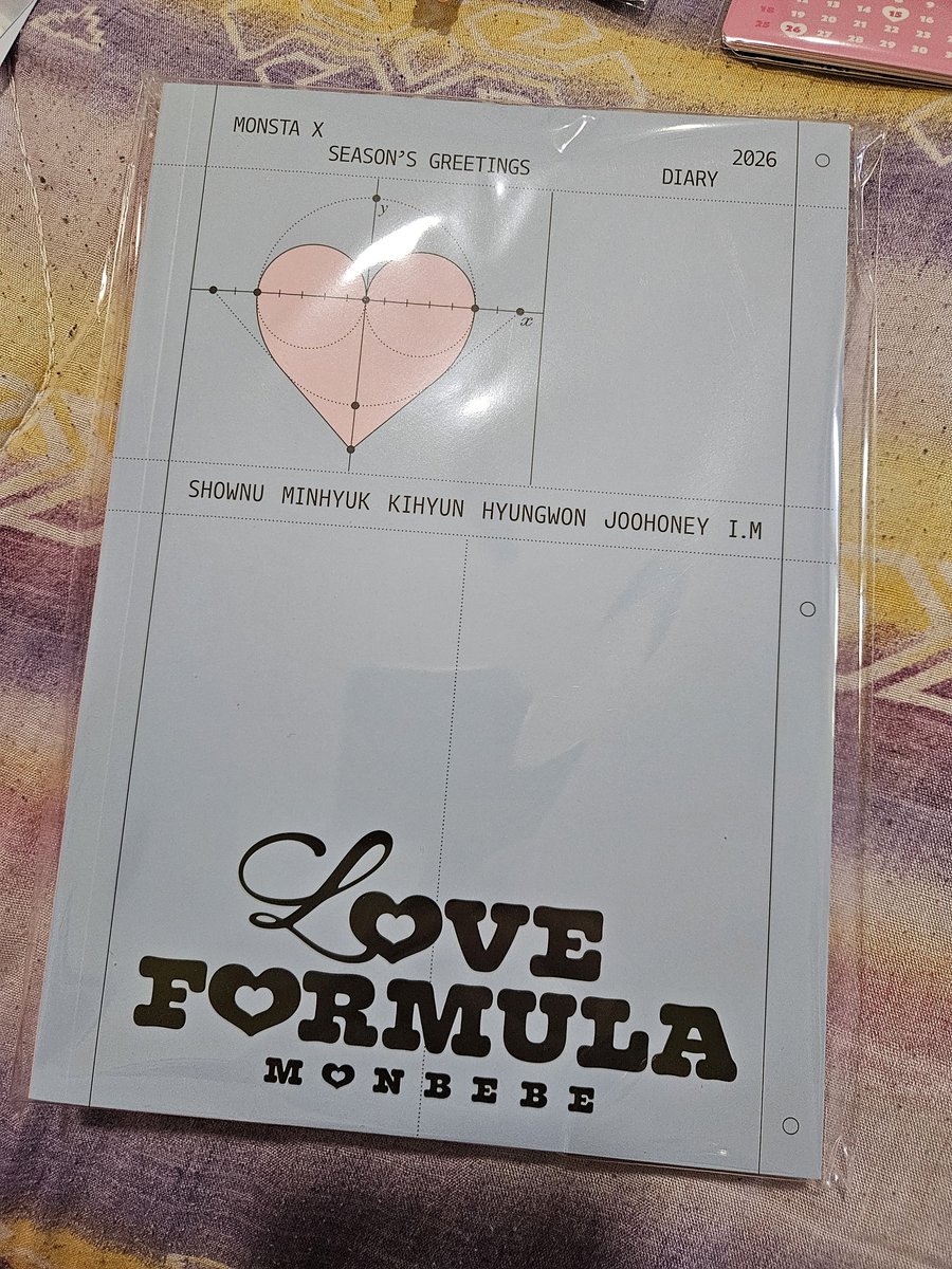 fromzero_mx's tweet image. MONSTA X FORMULA 2026 agenda on sale 6€