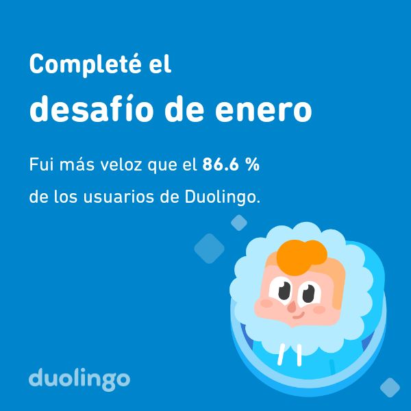 22crmike's tweet photo. ¡Completé el desafío de enero más rápido que el 86.6 % de los usuarios de @duolingo!
#22crmike #duolingo #Enero2026 https://t.co/kyqDmE9tb9