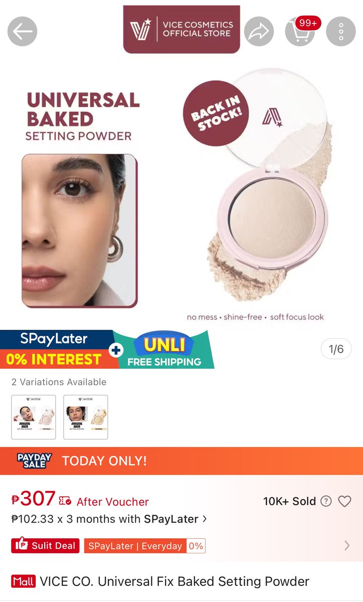 maganda tong powder ng vice co !! ₱307 sha now

🖇️: s.shopee.ph/7VAYVeKcj5