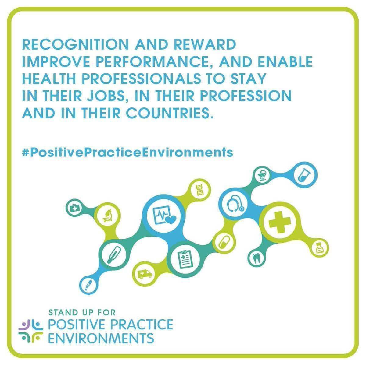 WHPAlliance's tweet photo. 😩 Poor working conditions make #healthprofessionals work abroad, leaving gaps behind
🩵 #Positivepracticeenvironments can help
See our statement on #internationalrecruitment at #EB158 next week
👉 Follow WHPA for more! 
https://t.co/y7iGQOWiCb 
#interprofessionalcollaboration https://t.co/3e5ZfAOLVt