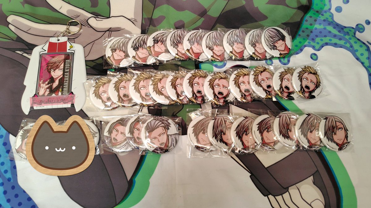 交換譲渡】桃源暗鬼 C107 缶バッジ アフターコミケ アフコミ 譲）猫咲