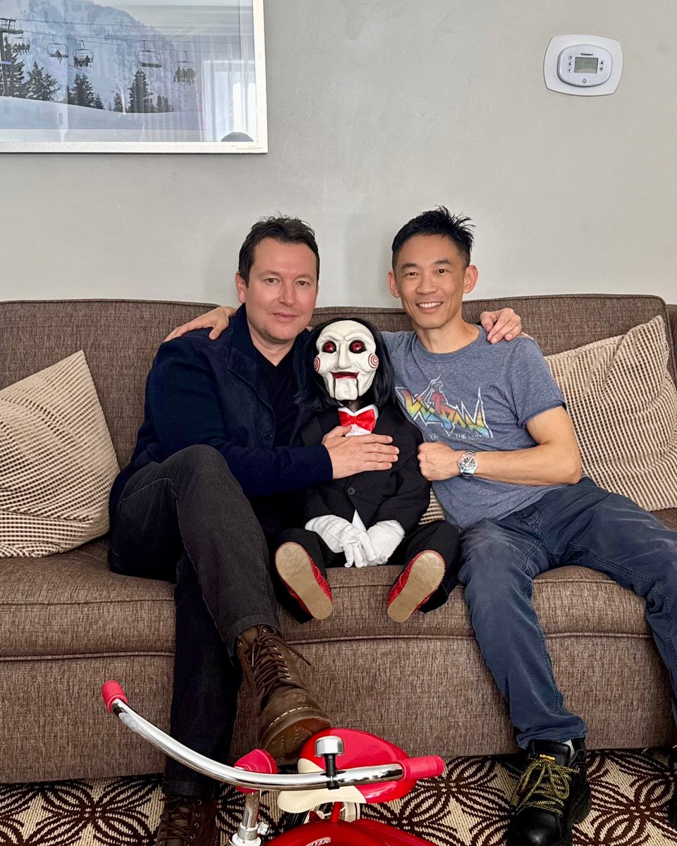 leigh whannell and james wan at the sundance film festival (2026.)