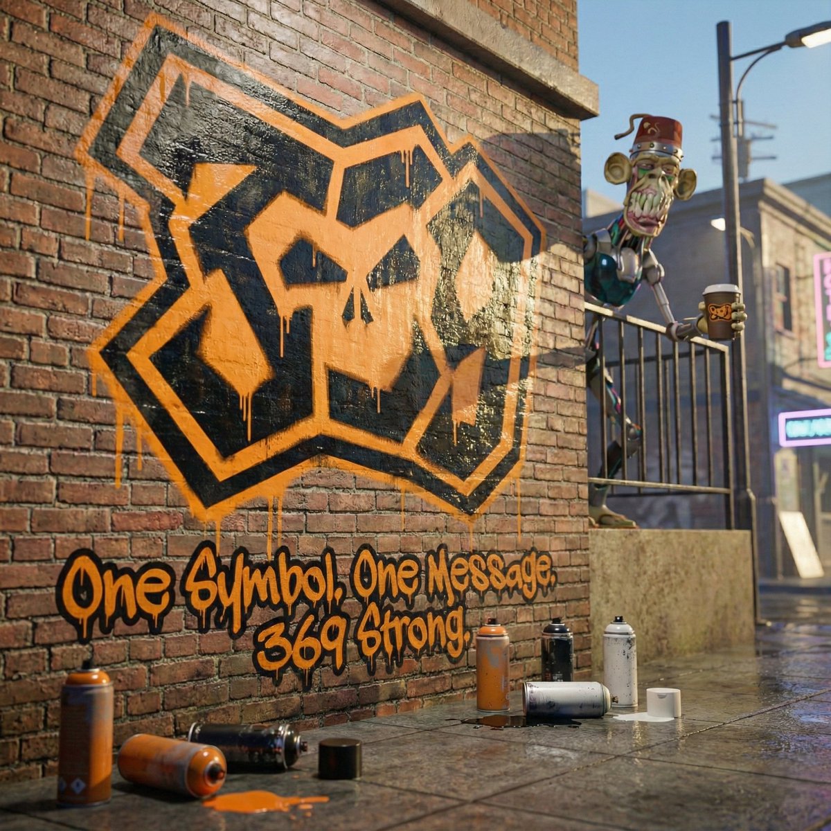 369GameStudio's tweet image. GM to the loyal!
Rise early. Carry the symbol 👀✊
Stay sharp. Stay visible 🪖
369 Strong ✊