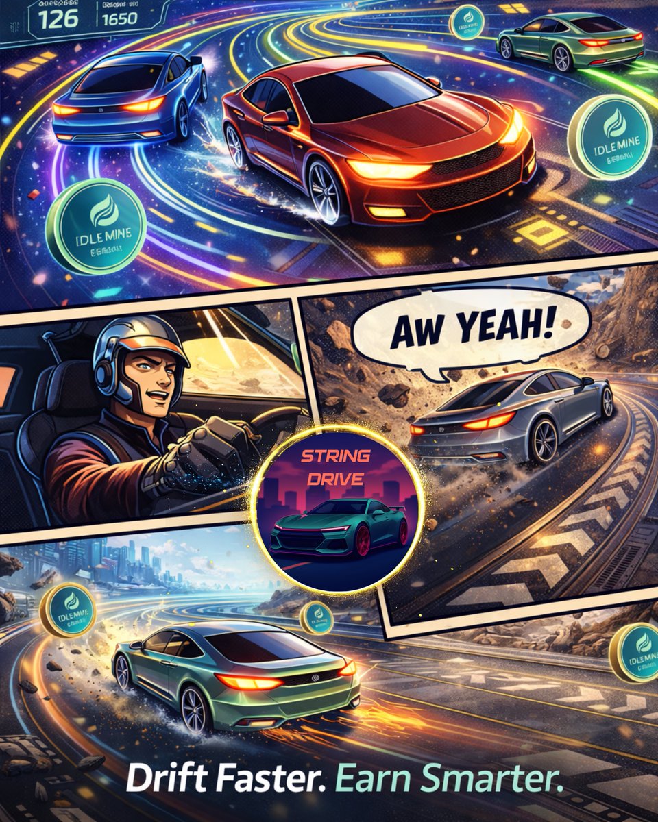 StringDrivee's tweet image. Drift faster 🏎️💨
Earn smarter 💰🧠
Master every turn and turn skills into rewards! 🔥⚡

Play now 👉 t.me/stringdrive_bot

#StringDrive #DriveAndEarn #PlayToEarn #IdleRewards #FreeToPlay #CryptoGaming #Solana