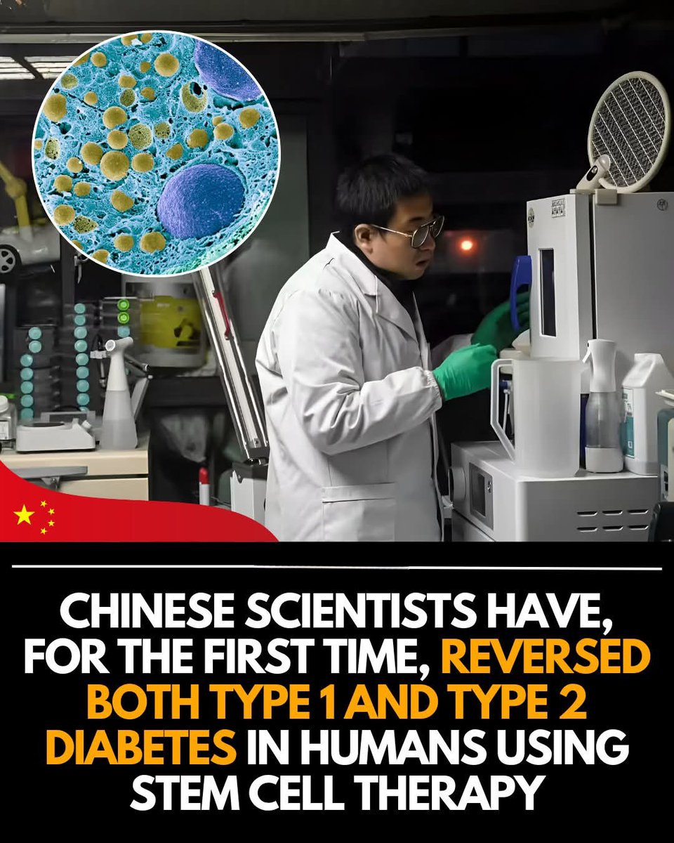🚨 DIABETES “CURE” ALERT? Scientists May Have Just Rebooted the Human Pancreas 🔥

Imagine being told you don’t have to “manage” diabetes forever… because your body can start making insulin again — naturally. Sounds impossible, right? But a new breakthrough from Chinese
