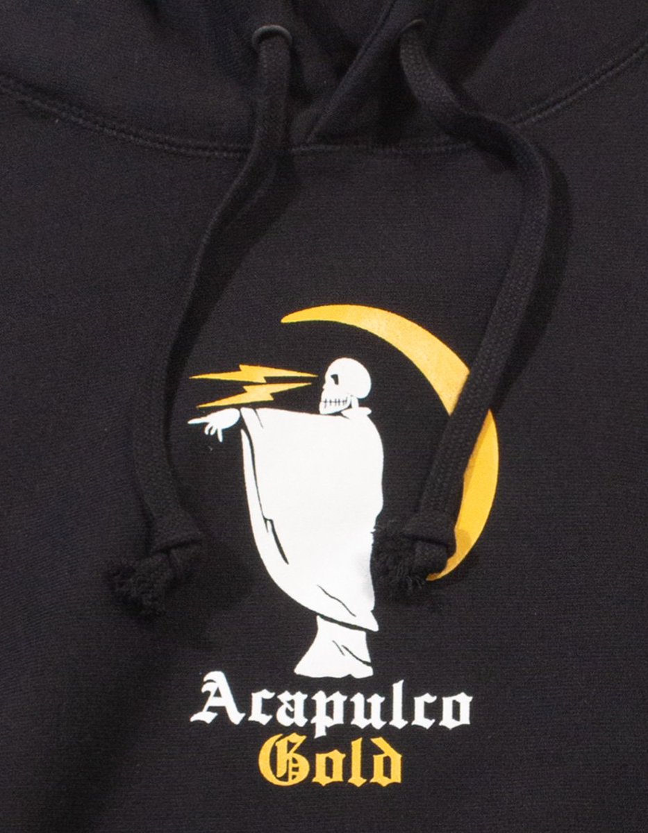 SOULSTYLEGROUP's tweet image. 【 ACAPULCO GOLD/アカプルコゴールド 】
13.5オンスの肉厚なボディを使用しフロントに死神をモチーフにしたグラフィックプリント、両袖にブランドネームロゴプリントを落とし込んだデザインのプルオーバーフーディー🔥

#acapulcogold #アカプルコゴールド #soulstyle  #ソウルスタイル #下北沢