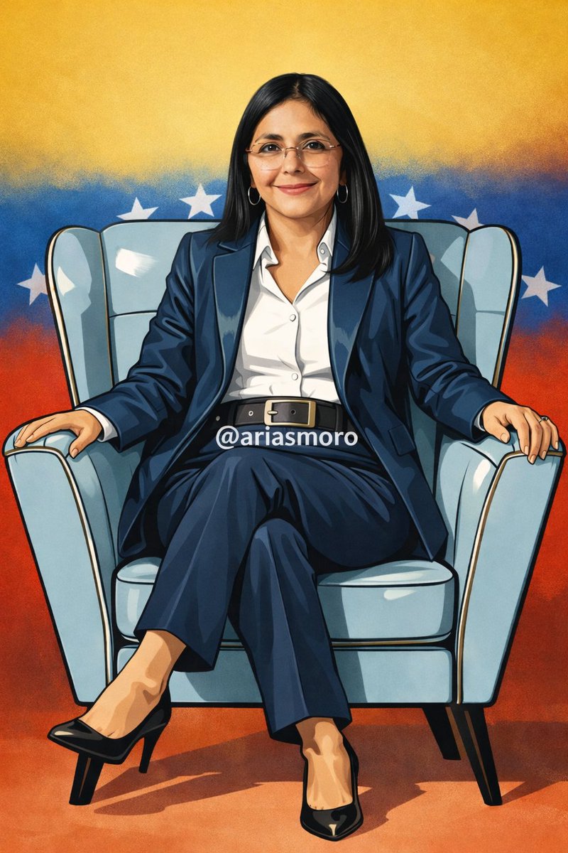 ¡Qué golpe de realidad para los intervencionistas de cafetín! Al final, hasta el imperio gringo de mierda tiene que sentarse con quien de verdad tiene las riendas. 
Con ustedes : Delcy Rodríguez.
 ¡Rueda! 🚲🤣 #MariaCorinaEsLaNada