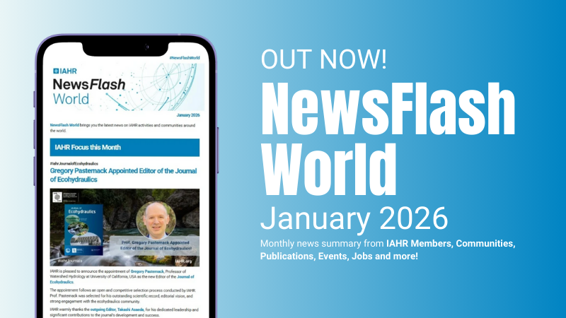 IAHR's tweet photo. The January issue of #IAHR #NewsflashWorld is now available! https://t.co/DldYAiLoQV
π Subscribe for FREE on the IAHR website: https://t.co/Px3eVzWB9f
π‘ If youβre a member visit : https://t.co/vcbsv1UcaQ
#NewsFlashWorld #HydroEnvironment #Research #engineering #Water https://t.co/4GII80nGMF