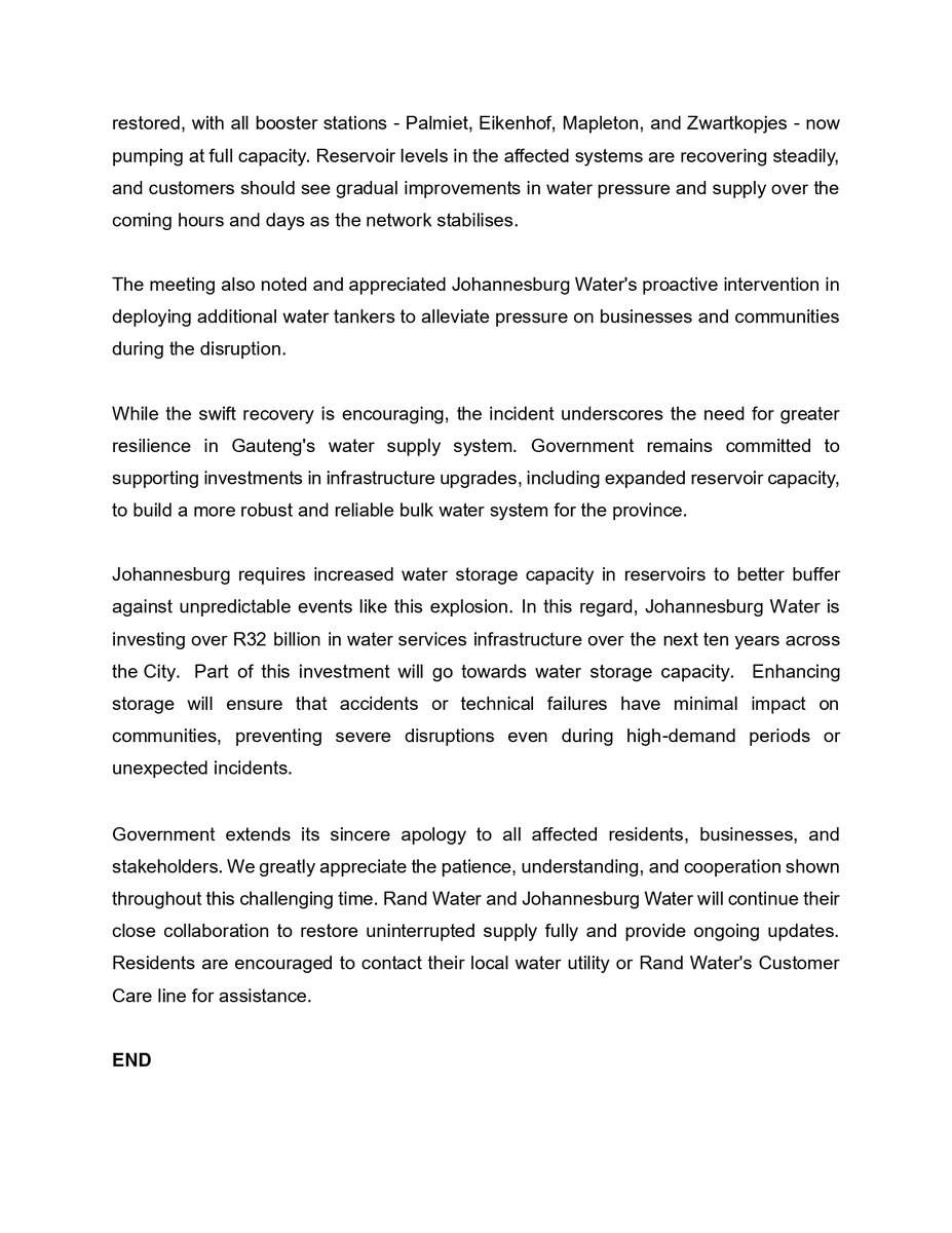 Johannesburg Water tweet media