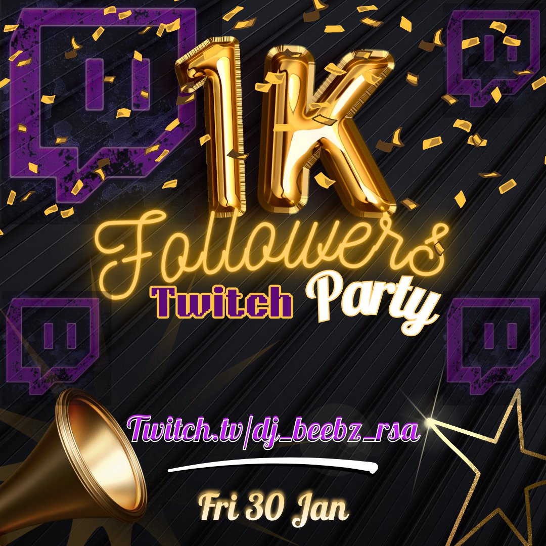 Starting soon on <a href="/Twitch/">Twitch</a> 
twitch.tv/dj_beebz_rsa