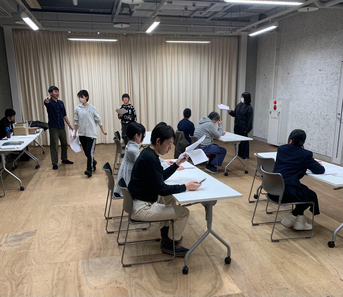 yappeshi_'s tweet photo. 厳しい寒さが続いていますね。中には参加者様の送迎などでもお家族様の協力もあったりします。たとえ稽古に遅れそうであってもまずは安全運転を優先でお願いしております。
＃北上市　＃北上市民劇場 https://t.co/aMVU5sd00x