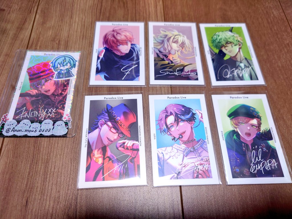 ParadoxLive パラライ 6周年 5周年 特典 サイン入りGプリ 交換 譲渡