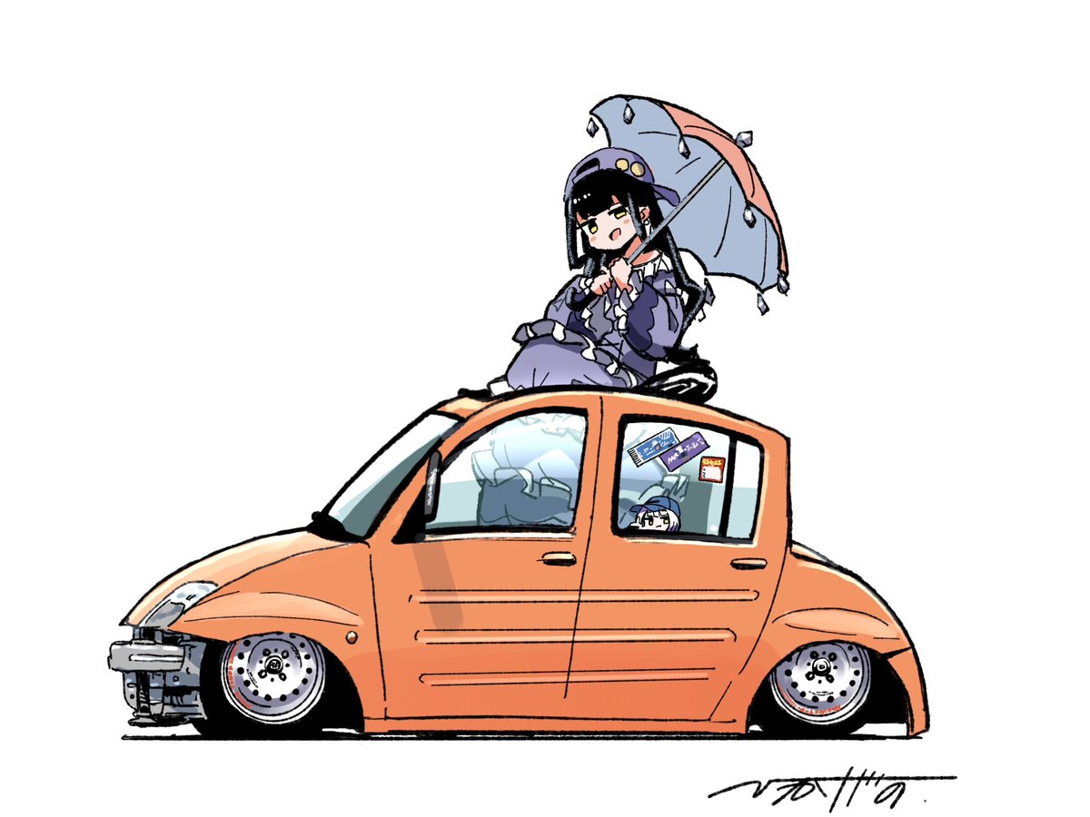 今月描いた絵を晒そう クルマ沢山描けて充実した1ヶ月でした