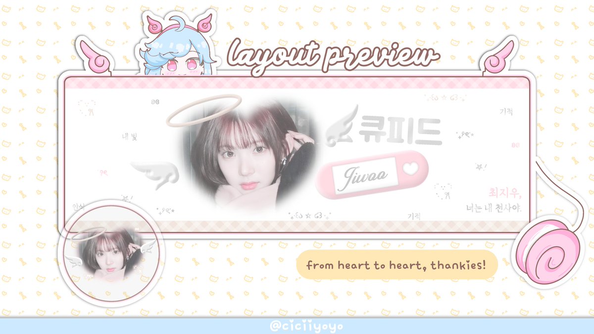 ciciiyoyo's tweet image. 삐— 지지직... help rt, pretty please!?

cici baru bikin layout baru lagi dan mau ospek nih teman-teman! boleh bantu ospekie anak cici? kalau tida aman dari foto dan desainnya boleh dm iaa. maaciwww — 𖹭 ’

{ #zonauang #zonaba #zonajajan }