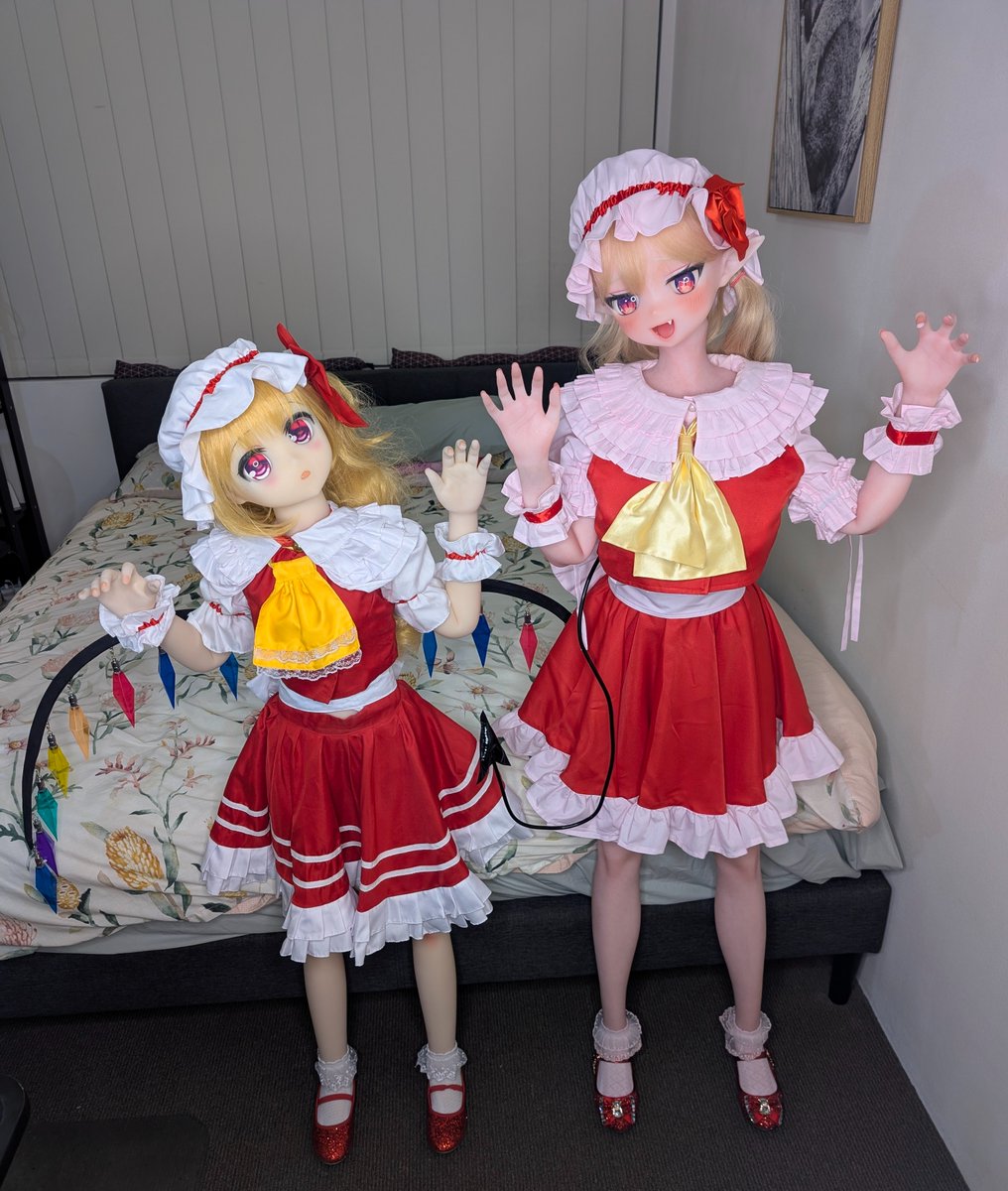 AlpacaMan82's tweet photo. Two of a Kind

#elsababe
#aotumedoll
#東方Project
#flandrescarlet https://t.co/bx6DQueXed