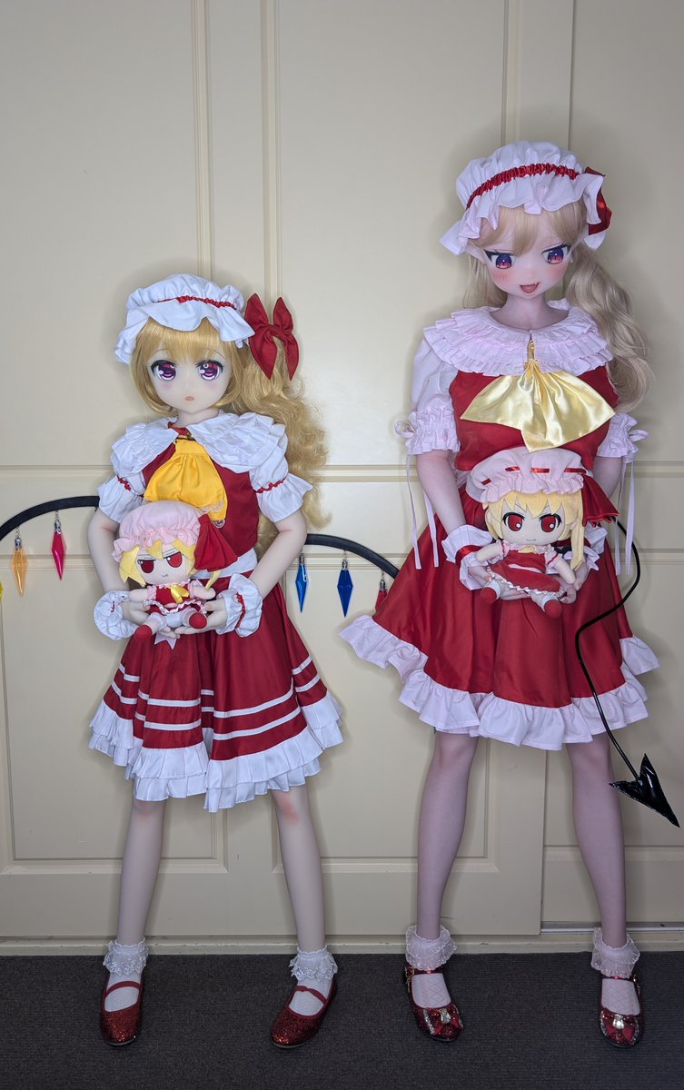 AlpacaMan82's tweet photo. Two of a Kind

#elsababe
#aotumedoll
#東方Project
#flandrescarlet https://t.co/bx6DQueXed