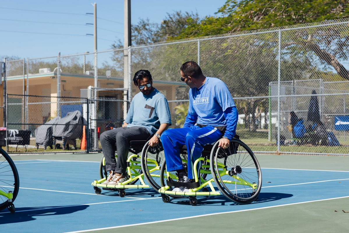 Warriors gathered in Miami and got their rackets swinging at an adaptive tennis clinic. This clinic is part of a new $1 million partnership with <a href="/QatarEmbassy_US/">Embassy of Qatar in USA</a>, focused on supporting adaptive sports for warriors. Learn more about how this helps warriors: wwp.news/4tftk7F