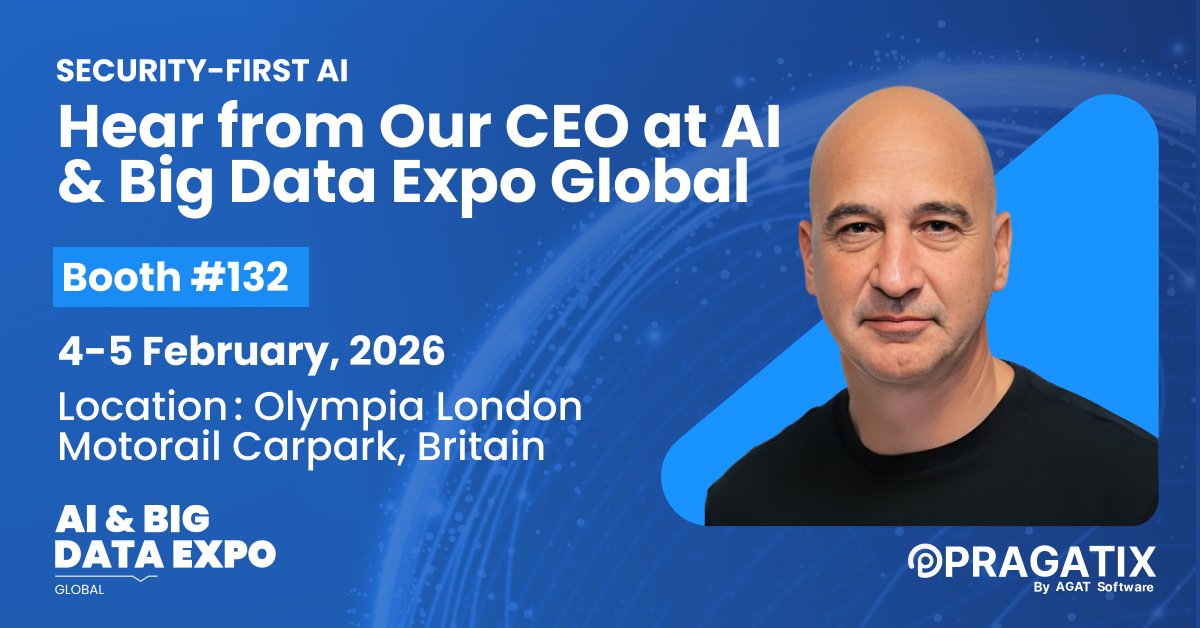 AGATSoftware's tweet photo. AI innovation is moving fast.
Governance needs to move faster.
Join us next week in London at AI &amp; Big Data Expo for real conversations on enterprise AI, data control, and risk-aware adoption.

#AIBigData #AIExpo #EnterpriseTech #AICompliance #London https://t.co/CCaspE9jS9