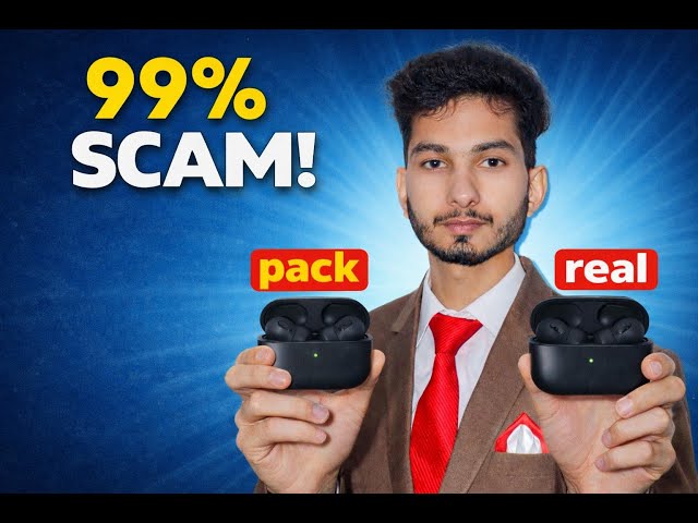 AdeebTechLab's tweet photo. https://t.co/7xhIueGc0B

99% SCAM ALERT! ⚠️ 
In the market, many sellers are offering fake earbuds in the name of branded ones  same packing, but totally different quality ❌
#ScamAlert #FakeVsReal #TechAwareness #GadgetTips #TechEducation #OriginalVsCopy #AdeebTechnologyLab https://t.co/6EjVbNFZSO