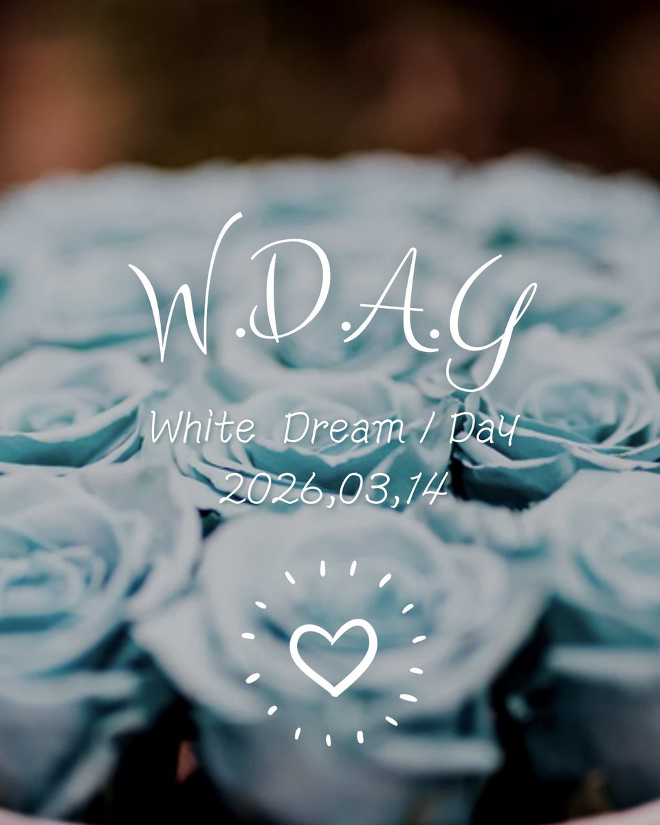 WhiteDreamActor's tweet photo. 「W.D.A.Y」 開催決定！✨

2026年3月14日（土）
①開場11:30/開演12:00
②開場15:30/開演16:00

〇会場
📍AZABUballoon

〇申し込み
2026年2月14日（土）12:00〜イベント当日まで

〇申し込み方法
名前・連絡先（メール・携帯番号）を記載の上メールでのお申し込みとなります。
info@white-dream.com https://t.co/b56uIsDqZW