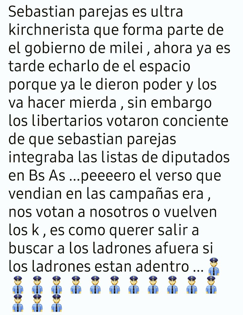 dianadosanto's tweet image. ¡SÓLO SE QUE NO ENTIENDO NADA!
¿SABÍAN QUE SEGUIMOS PAGANDO A VAGOS PLANEROS HOY MÁS QUE NUNCA?
POR ESO ESTÁN EN SILENCIO
LOS JUBILADOS COBRAN MENOS QUE LOS VAGOS PLANEROS DE 💩 EN SU PUTA VIDA TRABAJARON
@JMilei ÉSO NO FUÉ LO QUE PROMETIÓ
LO VOTÉ PORQUE @mauriciomacri SUGIRIÓ.
