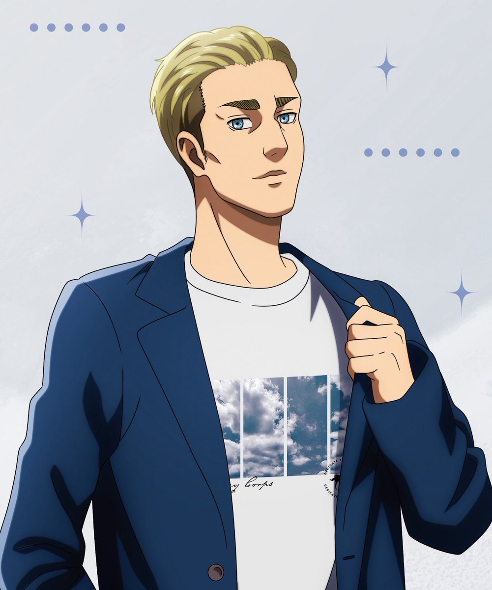 ERWIN WITH A (slightly) DIFFERENT HAIRSTYLE????? HELLO???? EXCUSE ME????