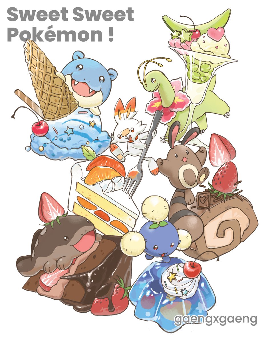 스윗스윗 포켓몬!
제가 좋아하는 친구들로 그려봣습니다 😊
(+ 수정후 재업로드!)