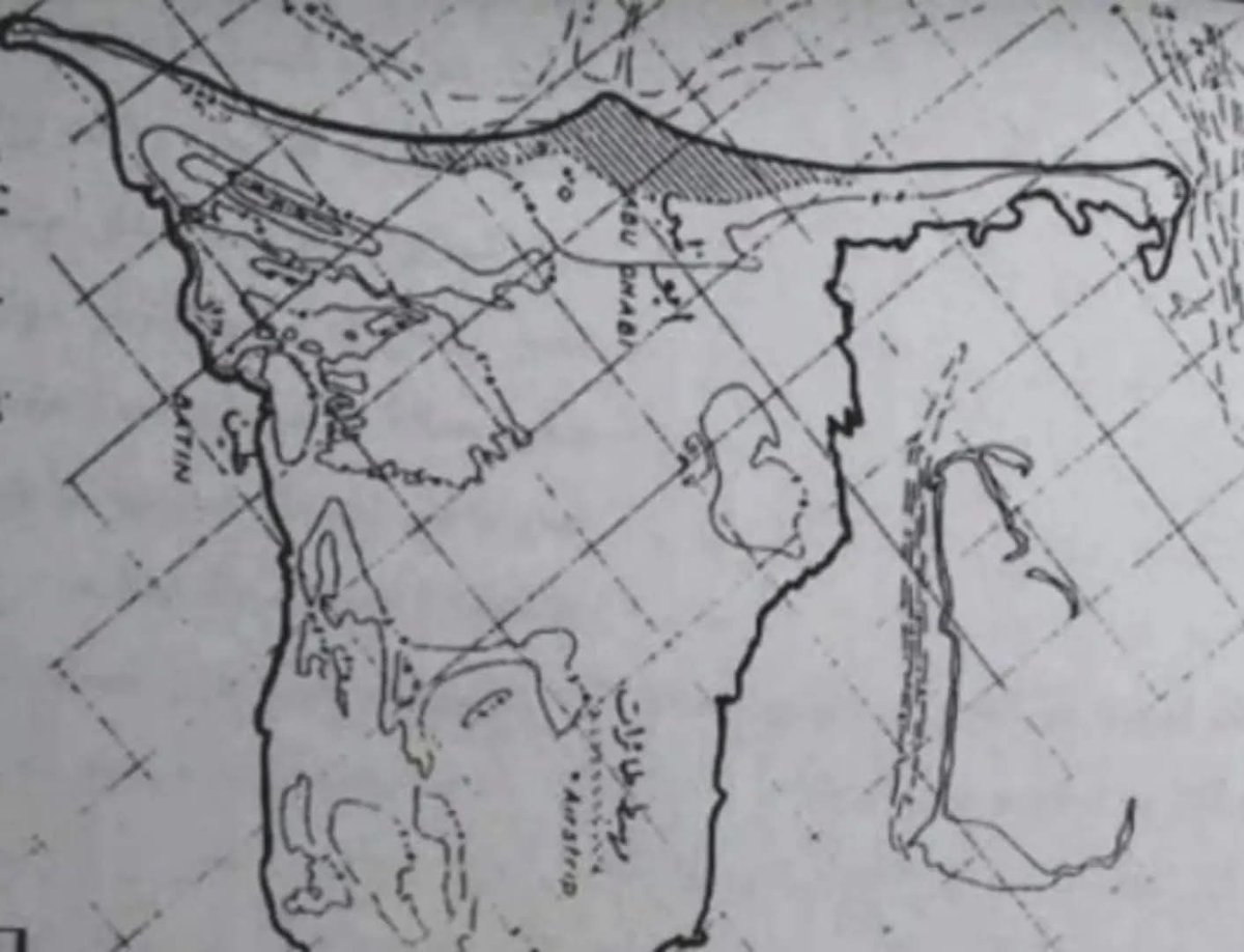 وصف عام #مدينة_ابوظبي عام 1962م حسب التقرير المقدم من المهندسين المتضامنين السادة/ سير وليام هالكرو وشركاه وسكوت ويلسون /كيركباتريك وشركاهم 
بتاريخ 1962/1/29م:
يوجد على #جزيرة_ابوظبي تجمعان سكنيان احدهما على الشاطيء الشمالي الاوسط يدعى #الظهر، واخر على الشاطيء الشمالي الغربي يدعى