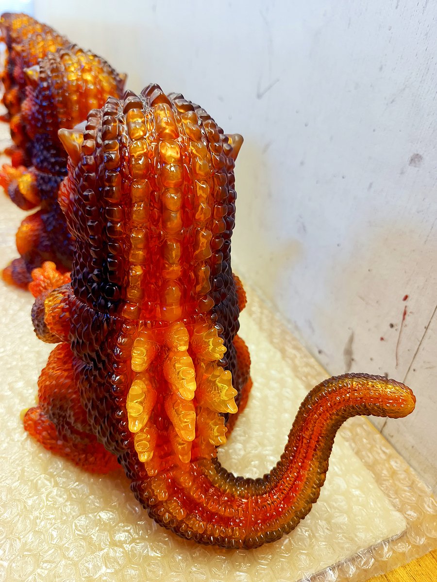 バーニングキングダム　世紀末覇王ゴジラ　新品未開封　完成品ソフビ バーニングキングダム 世紀末覇王ゴジラ 新品未開封 完成品ソフビ