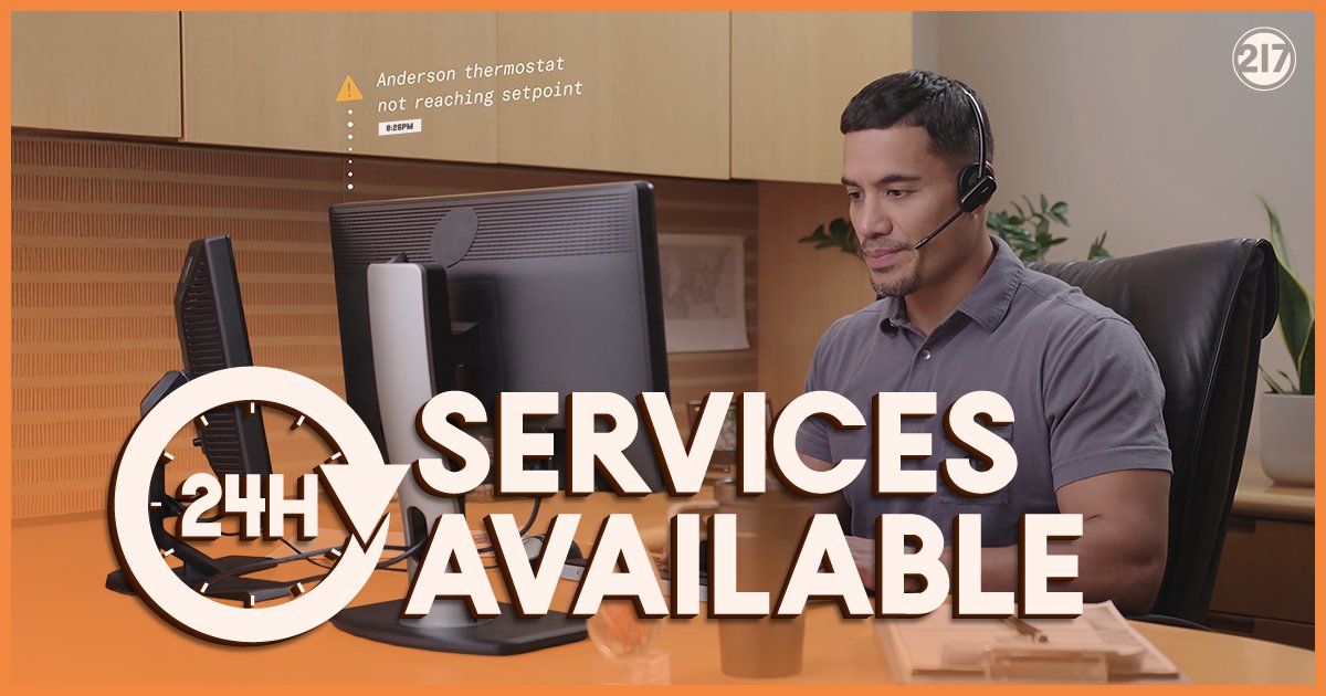 Quality services 24/7 🕦
We'll be here when you need us 🦸‍♂️

📣 Call/text us today at (217) 281-1650 to schedule your appointment, or you can always book your service online at 217inc.com/request-servic…