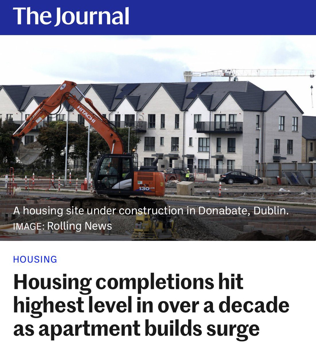 The media is being a bit shy about the revelation that Fianna Fáil and Fine Gael missed their housing target again, with headlines like this: 

Read the reality of the situation below.

theirishpolithick.substack.com/p/government-f…
