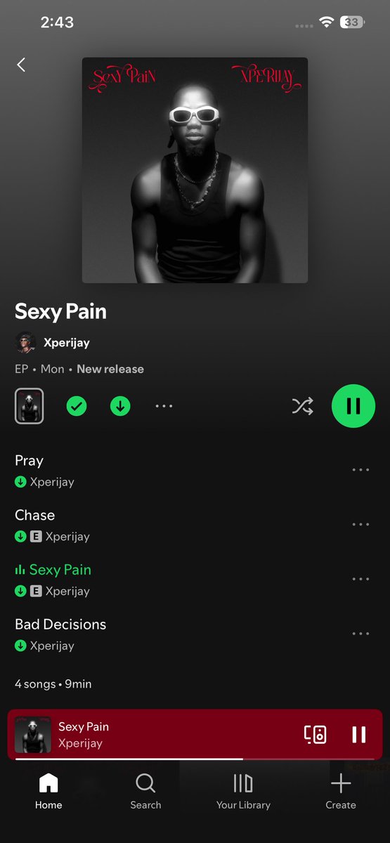 I dropped a very solid project. I’m proud of myself. SEXY PAIN out now!! 

onerpm.link/755111512289