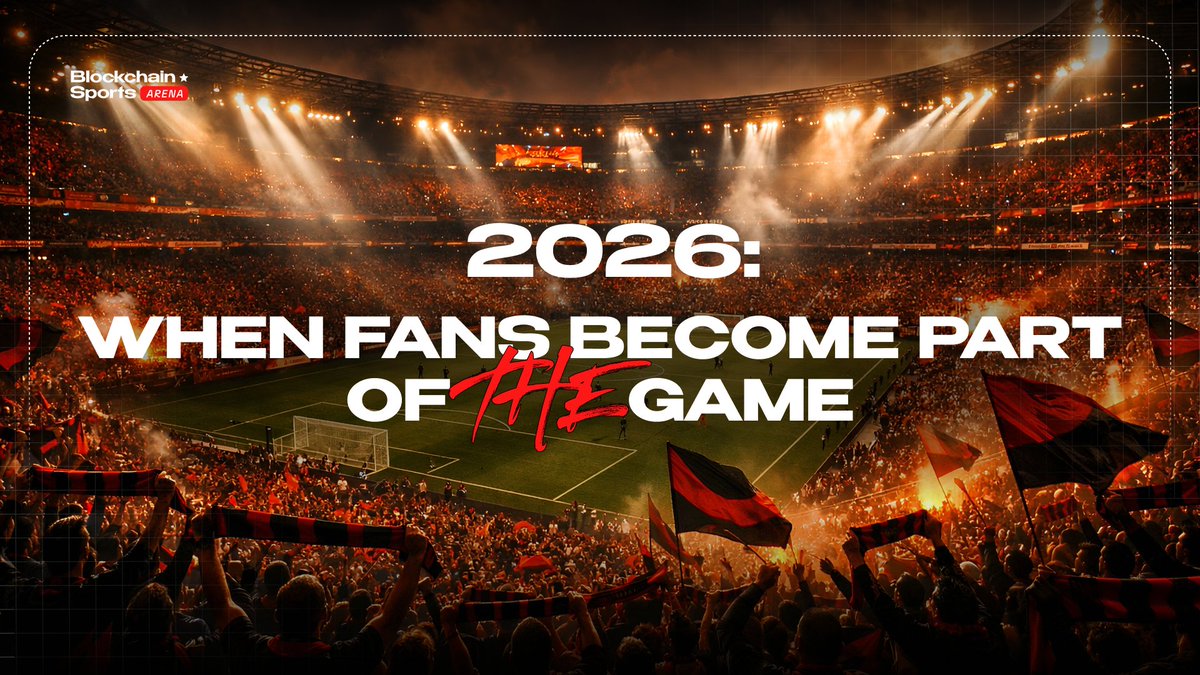 🏆 2026 on-chain sports predictions: tokenized clubs &amp; academies, verified performance data, fan-powered fundraising, transparent contracts &amp; rewards and fans as real participants.

arena.bcsports.io is the blueprint: football isn’t just watched it’s built together. ⚽️