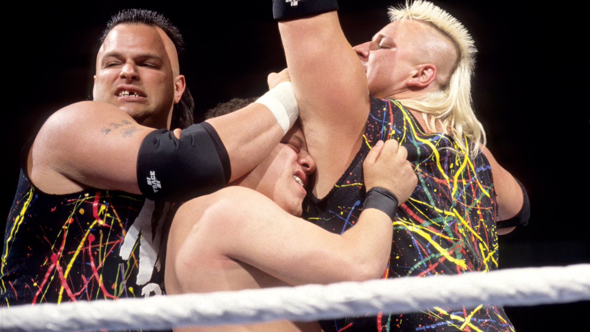 WWFWrestling1's tweet image. 📸 WWF In-Ring Action! #WWF #WWE #NastyBoys