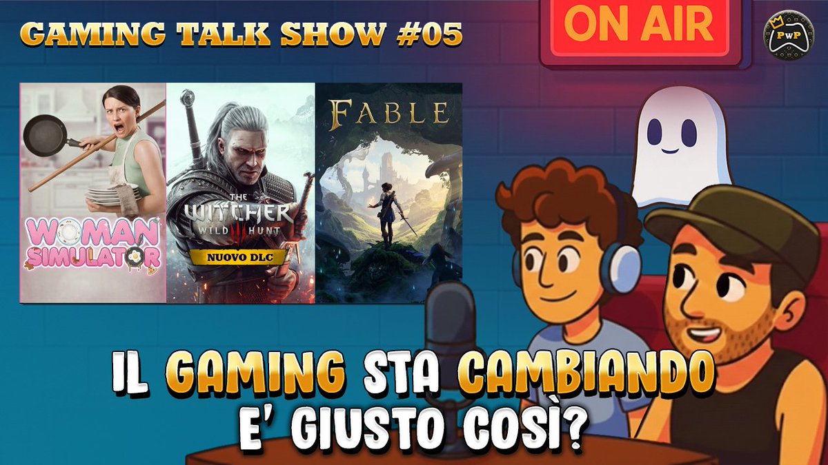 playwprince's tweet photo. 📢 Questa sera alle 21:30 torna il GAMING TALK SHOW 🕹🎙
Parleremo di:
🔥 Il caso #WomanSimulator
⚔️ Il possibile nuovo DLC di #TheWitcher3
🔮 Il nuovo #Fable e gli open world più “vivi” che “aperti”.
Seguilo qui:
👉🏻 https://t.co/scstzCevIt
@GamesPaladinsIT
#gaming #talkshow https://t.co/w7ko3nOQj1