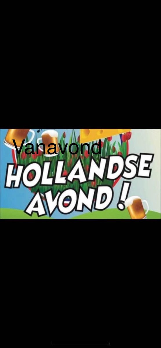 Vanavond Hollandse avond met gezellige muziek en goedkope Nederlandse drankjes!